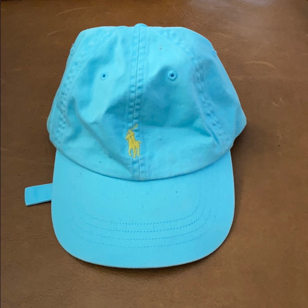 Polo Ralph Lauren blue and yellow baseball hat